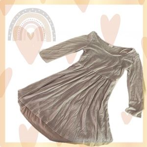 Xhiliration brand long sleeve layered short dress.